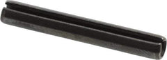 Value Collection - 5mm Diam x 35mm Long Slotted Spring Pin - Grade 1070-1080 Steel, Plain Finish - Eagle Tool & Supply