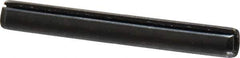 Value Collection - 5mm Diam x 40mm Long Slotted Spring Pin - Grade 1070-1080 Steel, Plain Finish - Eagle Tool & Supply