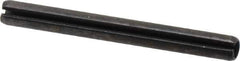 Value Collection - 5mm Diam x 50mm Long Slotted Spring Pin - Grade 1070-1080 Steel, Plain Finish - Eagle Tool & Supply