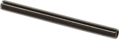 Value Collection - 5mm Diam x 60mm Long Slotted Spring Pin - Grade 1070-1080 Steel, Plain Finish - Eagle Tool & Supply