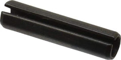 Value Collection - 6mm Diam x 26mm Long Slotted Spring Pin - Grade 1070-1080 Steel, Plain Finish - Eagle Tool & Supply