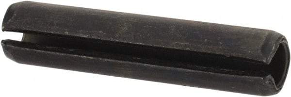 Value Collection - 6mm Diam x 28mm Long Slotted Spring Pin - Grade 1070-1080 Steel, Plain Finish - Eagle Tool & Supply