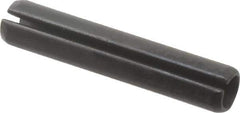Value Collection - 6mm Diam x 32mm Long Slotted Spring Pin - Grade 1070-1080 Steel, Plain Finish - Eagle Tool & Supply