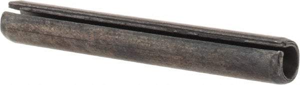 Value Collection - 6mm Diam x 45mm Long Slotted Spring Pin - Grade 1070-1080 Steel, Plain Finish - Eagle Tool & Supply