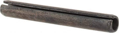 Value Collection - 6mm Diam x 45mm Long Slotted Spring Pin - Grade 1070-1080 Steel, Plain Finish - Eagle Tool & Supply