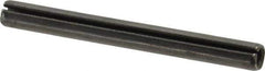 Value Collection - 6mm Diam x 60mm Long Slotted Spring Pin - Grade 1070-1080 Steel, Plain Finish - Eagle Tool & Supply