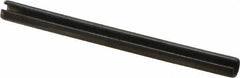 Value Collection - 6mm Diam x 80mm Long Slotted Spring Pin - Grade 1070-1080 Steel, Plain Finish - Eagle Tool & Supply
