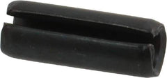 Value Collection - 8mm Diam x 22mm Long Slotted Spring Pin - Grade 1070-1080 Steel, Plain Finish - Eagle Tool & Supply
