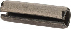 Value Collection - 8mm Diam x 26mm Long Slotted Spring Pin - Grade 1070-1080 Steel, Plain Finish - Eagle Tool & Supply