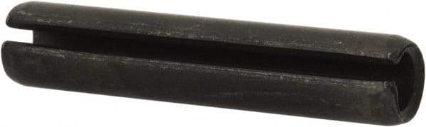 Value Collection - 8mm Diam x 40mm Long Slotted Spring Pin - Grade 1070-1080 Steel, Plain Finish - Eagle Tool & Supply