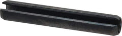 Value Collection - 8mm Diam x 50mm Long Slotted Spring Pin - Grade 1070-1080 Steel, Plain Finish - Eagle Tool & Supply