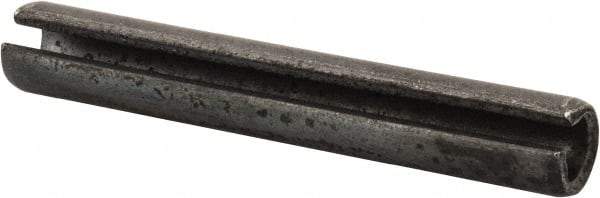 Value Collection - 8mm Diam x 55mm Long Slotted Spring Pin - Grade 1070-1080 Steel, Plain Finish - Eagle Tool & Supply