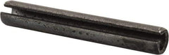 Value Collection - 8mm Diam x 55mm Long Slotted Spring Pin - Grade 1070-1080 Steel, Plain Finish - Eagle Tool & Supply
