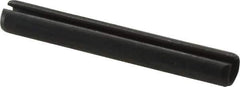 Value Collection - 8mm Diam x 60mm Long Slotted Spring Pin - Grade 1070-1080 Steel, Plain Finish - Eagle Tool & Supply