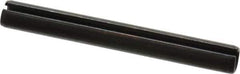 Value Collection - 8mm Diam x 70mm Long Slotted Spring Pin - Grade 1070-1080 Steel, Plain Finish - Eagle Tool & Supply