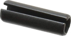 Value Collection - 10mm Diam x 30mm Long Slotted Spring Pin - Grade 1070-1080 Steel, Plain Finish - Eagle Tool & Supply