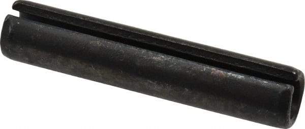 Value Collection - 12mm Diam x 60mm Long Slotted Spring Pin - Grade 1070-1080 Steel, Plain Finish - Eagle Tool & Supply