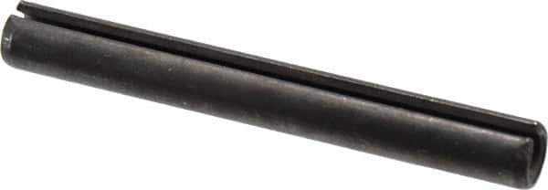 Value Collection - 12mm Diam x 100mm Long Slotted Spring Pin - Grade 1070-1080 Steel, Plain Finish - Eagle Tool & Supply