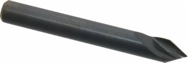 M.A. Ford - 1/4" Head Diam, 1/4" Shank Diam, 1 Flute 60° High Speed Steel Countersink - Eagle Tool & Supply