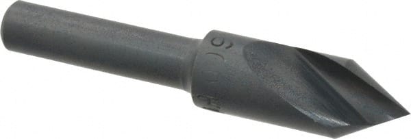 M.A. Ford - 3/8" Head Diam, 1/4" Shank Diam, 1 Flute 60° High Speed Steel Countersink - Eagle Tool & Supply