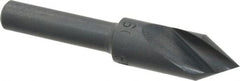 M.A. Ford - 3/8" Head Diam, 1/4" Shank Diam, 1 Flute 60° High Speed Steel Countersink - Eagle Tool & Supply