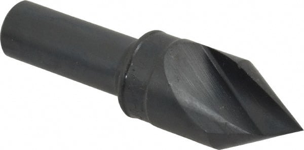 M.A. Ford - 3/4" Head Diam, 1/2" Shank Diam, 1 Flute 60° High Speed Steel Countersink - Eagle Tool & Supply