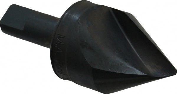 M.A. Ford - 1-1/4" Head Diam, 1/2" Shank Diam, 1 Flute 60° High Speed Steel Countersink - Eagle Tool & Supply