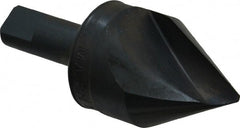 M.A. Ford - 1-1/4" Head Diam, 1/2" Shank Diam, 1 Flute 60° High Speed Steel Countersink - Eagle Tool & Supply