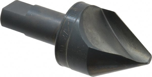 M.A. Ford - 1-1/2" Head Diam, 3/4" Shank Diam, 1 Flute 60° High Speed Steel Countersink - Eagle Tool & Supply