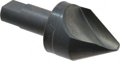 M.A. Ford - 1-1/2" Head Diam, 3/4" Shank Diam, 1 Flute 60° High Speed Steel Countersink - Eagle Tool & Supply