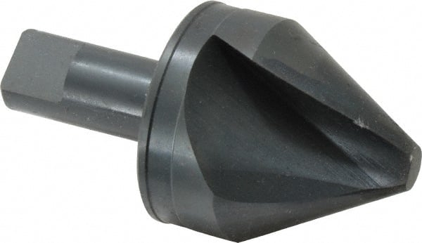 M.A. Ford - 2" Head Diam, 3/4" Shank Diam, 1 Flute 60° High Speed Steel Countersink - Eagle Tool & Supply