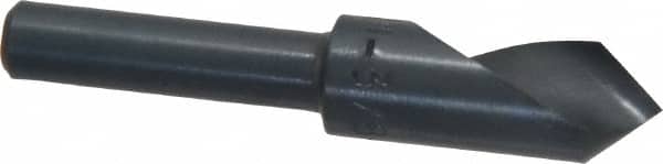 M.A. Ford - 3/8" Head Diam, 1/4" Shank Diam, 1 Flute 82° High Speed Steel Countersink - Eagle Tool & Supply