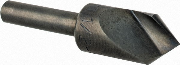 M.A. Ford - 1/2" Head Diam, 1/4" Shank Diam, 1 Flute 82° High Speed Steel Countersink - Eagle Tool & Supply