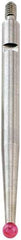 Starrett - 0.8mm Ball Diam, Carbide, Ball Test Indicator Contact Point - 1-5/16" Contact Point Length, Use with Starrett 811 & 811M Dial Test Indicators - Eagle Tool & Supply
