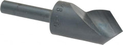 M.A. Ford - 5/8" Head Diam, 1/4" Shank Diam, 1 Flute 90° High Speed Steel Countersink - Eagle Tool & Supply