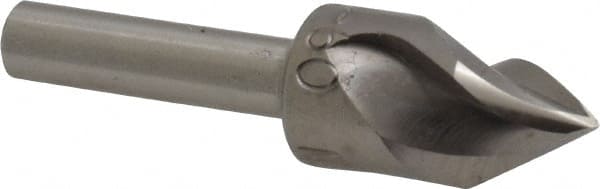 M.A. Ford - 1/2" Head Diam, 1/4" Shank Diam, 3 Flute 60° High Speed Steel Countersink - Eagle Tool & Supply