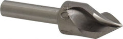 M.A. Ford - 1/2" Head Diam, 1/4" Shank Diam, 3 Flute 60° High Speed Steel Countersink - Eagle Tool & Supply