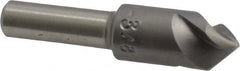 M.A. Ford - 3/8" Head Diam, 1/4" Shank Diam, 3 Flute 82° High Speed Steel Countersink - Eagle Tool & Supply