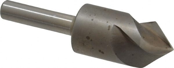 M.A. Ford - 5/8" Head Diam, 1/4" Shank Diam, 3 Flute 82° High Speed Steel Countersink - Eagle Tool & Supply