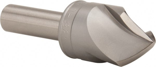 M.A. Ford - 1" Head Diam, 1/2" Shank Diam, 3 Flute 82° High Speed Steel Countersink - Eagle Tool & Supply