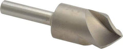 M.A. Ford - 5/8" Head Diam, 1/4" Shank Diam, 3 Flute 90° High Speed Steel Countersink - Bright Finish, 2-1/4" OAL, 0.19" Nose Diam, Single End, Straight Shank, Right Hand Cut - Eagle Tool & Supply