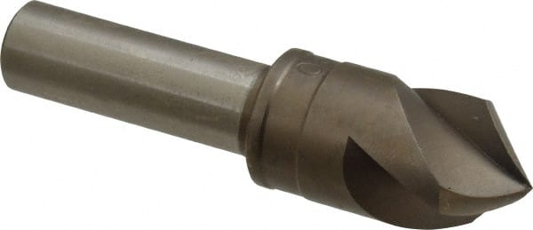 M.A. Ford - 3/4" Head Diam, 1/2" Shank Diam, 3 Flute 90° High Speed Steel Countersink - Eagle Tool & Supply