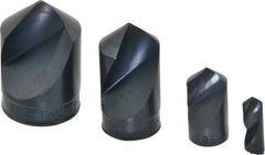 M.A. Ford - 4 Piece, 1/4 to 1" Head Diam, 100° Included Angle, Single End Countersink Set - Eagle Tool & Supply