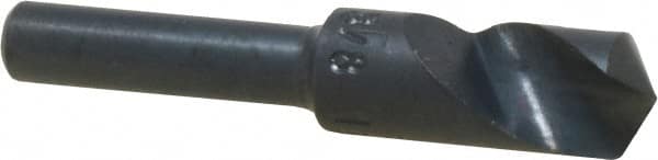 M.A. Ford - 3/8" Head Diam, 1/4" Shank Diam, 1 Flute 120° High Speed Steel Countersink - Eagle Tool & Supply