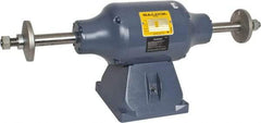 Baldor - 10" Wheel Diam x 1-1/4" Wheel Width, 1-1/2 hp Buffer - 7/8" Arbor Hole Diam, 1 Phase, 3,600 Max RPM, 115/230 Volts - Eagle Tool & Supply