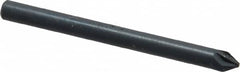 M.A. Ford - 1/8" Head Diam, 1/8" Shank Diam, 6 Flute 60° High Speed Steel Countersink - Eagle Tool & Supply