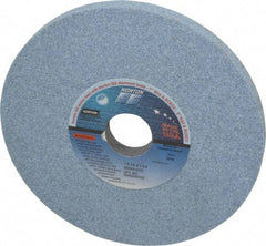 Norton - 7" Diam x 1-1/4" Hole x 1/2" Thick, K Hardness, 46 Grit Surface Grinding Wheel - Ceramic, Type 1, Coarse Grade, 3,600 Max RPM, Vitrified Bond, No Recess - Eagle Tool & Supply