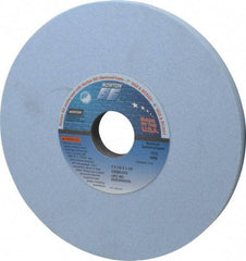 Norton - 7" Diam x 1-1/4" Hole x 1/2" Thick, I Hardness, 80 Grit Surface Grinding Wheel - Ceramic, Type 1, Medium Grade, 3,600 Max RPM, Vitrified Bond, No Recess - Eagle Tool & Supply