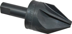 M.A. Ford - 1-1/4" Head Diam, 1/2" Shank Diam, 6 Flute 60° High Speed Steel Countersink - Eagle Tool & Supply