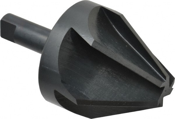M.A. Ford - 3" Head Diam, 3/4" Shank Diam, 6 Flute 60° High Speed Steel Countersink - Eagle Tool & Supply